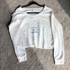 Hollister cropped sweatshirt